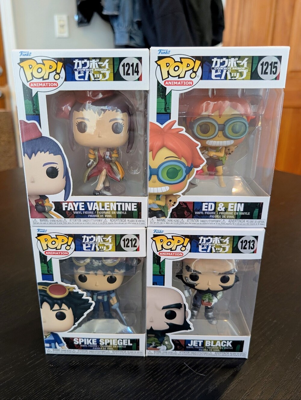 Cowboy Bebop Funko Pop Set Of 4